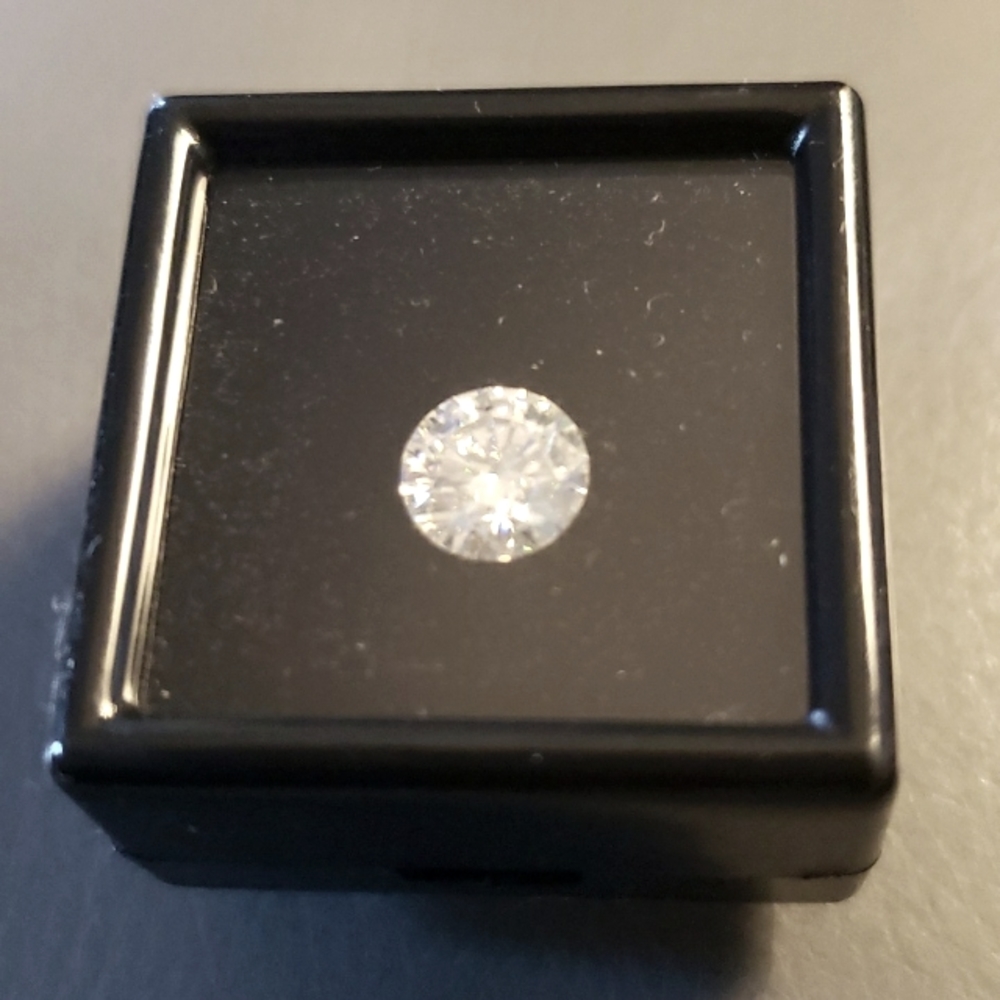 Moissanite GRA Certified Laser Inscribed Gemstone